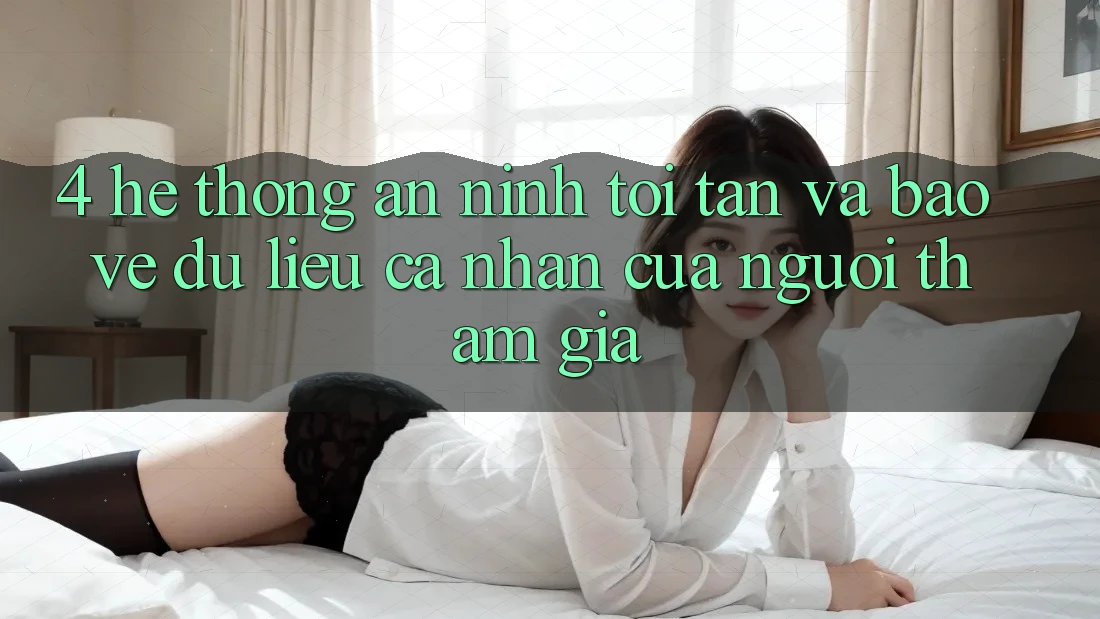 4. Hệ Thống An ninh Tối Tân Và Bảo vệ dữ liệu cá nhân Của Người tham gia 4. Hệ Thống An ninh Tối Tân Và Bảo vệ dữ liệu cá nhân Của Người tham gia