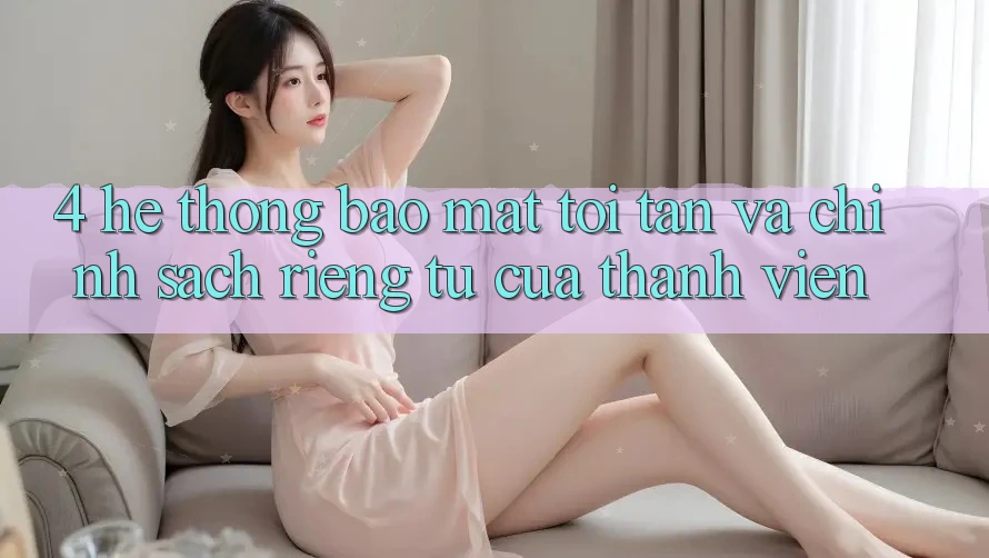 4. Hệ Thống Bảo Mật Tối Tân Và Chính sách riêng tư Của Thành viên