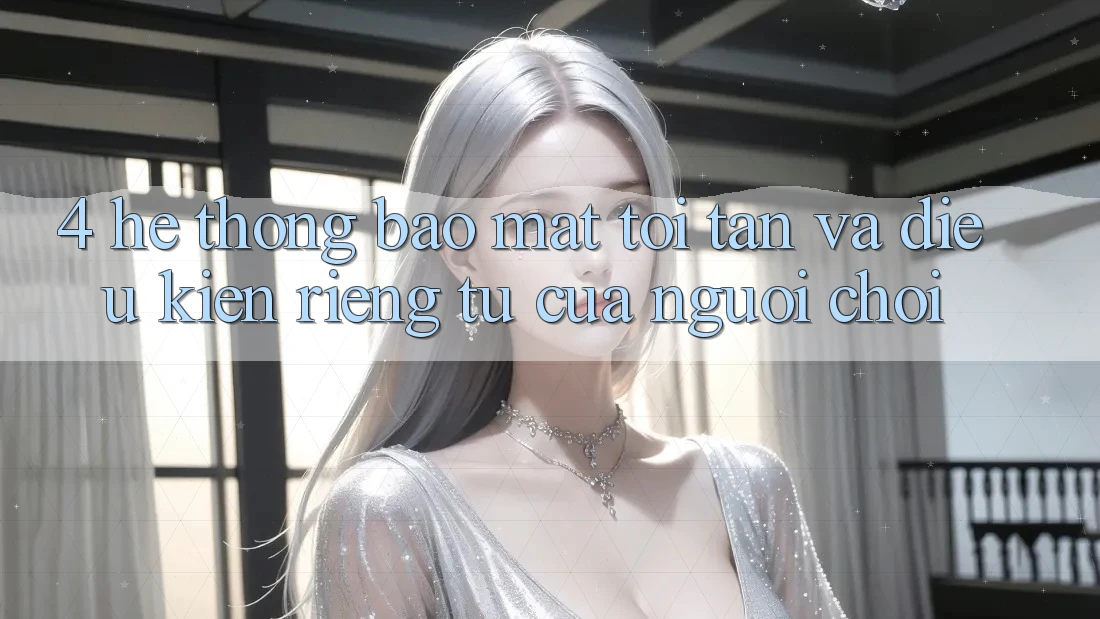4. Hệ thống Bảo Mật Tối Tân Và Điều kiện riêng tư Của Người chơi 4. Hệ thống Bảo Mật Tối Tân Và Điều kiện riêng tư Của Người chơi