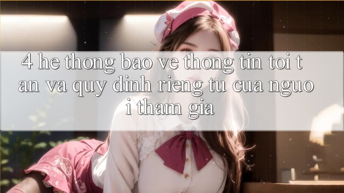 4. Hệ Thống Bảo vệ thông tin Tối Tân Và Quy định riêng tư Của Người tham gia