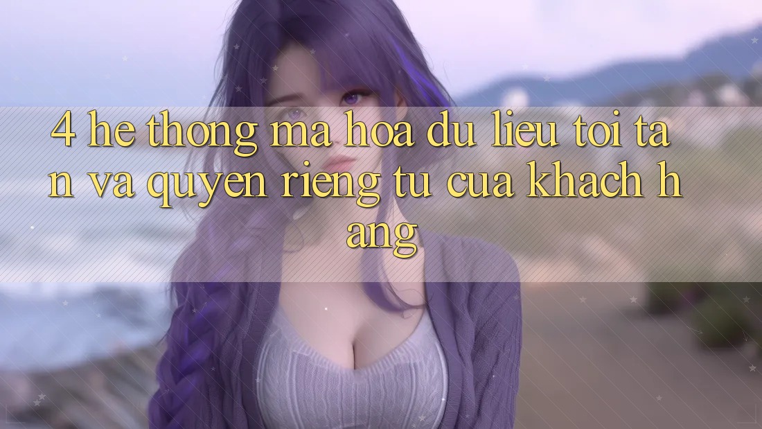 4. Hệ Thống Mã hóa dữ liệu Tối Tân Và Quyền riêng tư Của Khách hàng