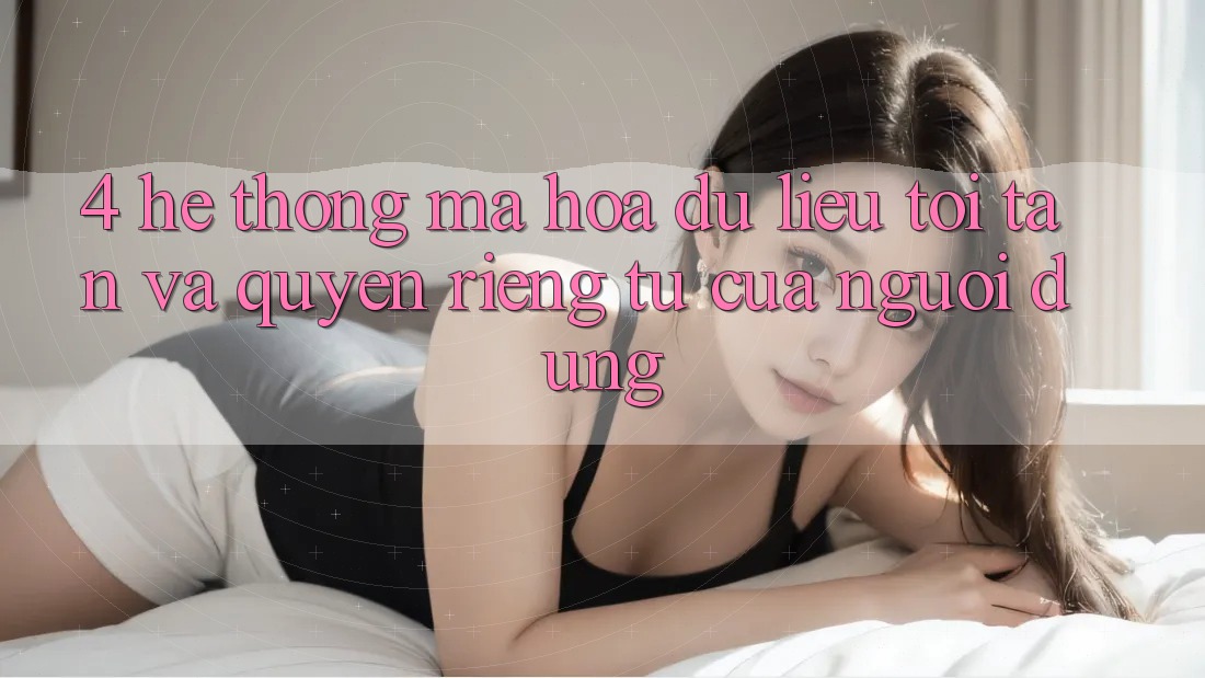 4. Hệ Thống Mã hóa dữ liệu Tối Tân Và Quyền Riêng Tư Của Người Dùng 4. Hệ Thống Mã hóa dữ liệu Tối Tân Và Quyền Riêng Tư Của Người Dùng