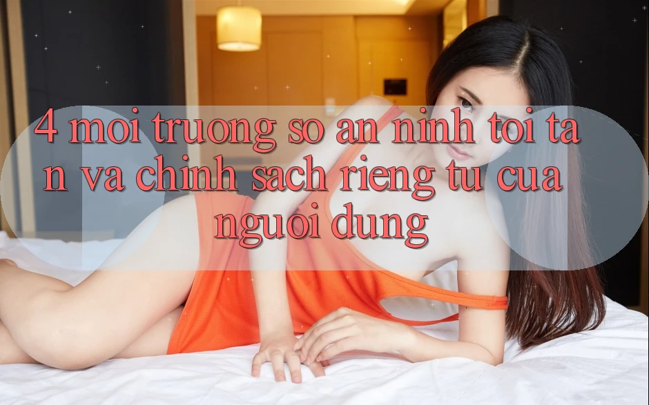 4. Môi trường số An ninh Tối Tân Và Chính sách riêng tư Của Người Dùng 4. Môi trường số An ninh Tối Tân Và Chính sách riêng tư Của Người Dùng