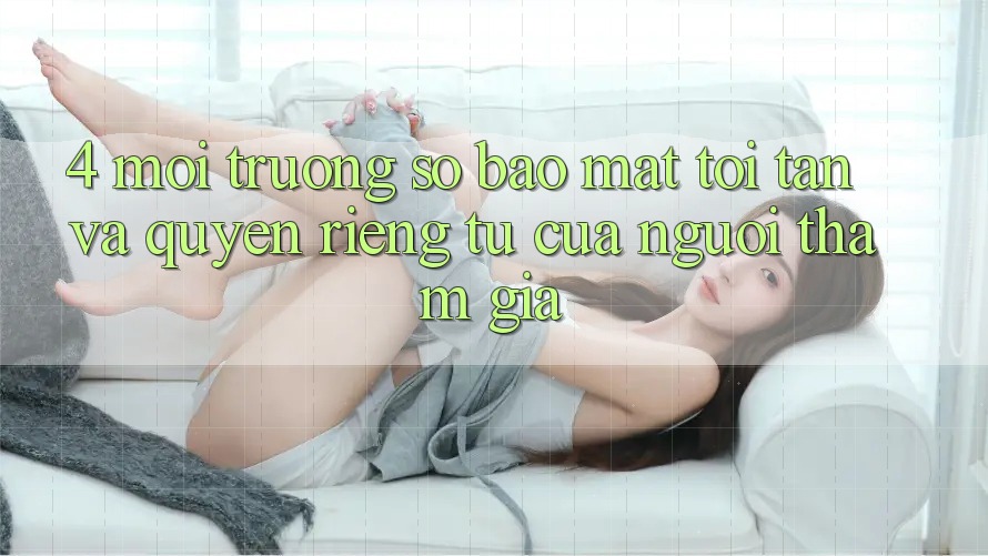 4. Môi trường số Bảo Mật Tối Tân Và Quyền Riêng Tư Của Người tham gia 4. Môi trường số Bảo Mật Tối Tân Và Quyền Riêng Tư Của Người tham gia