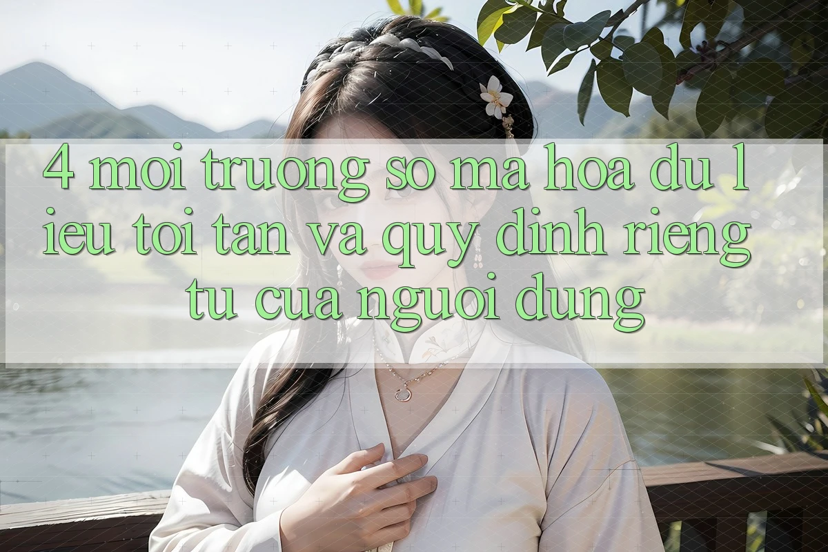 4. Môi trường số Mã hóa dữ liệu Tối Tân Và Quy định riêng tư Của Người dùng 4. Môi trường số Mã hóa dữ liệu Tối Tân Và Quy định riêng tư Của Người dùng