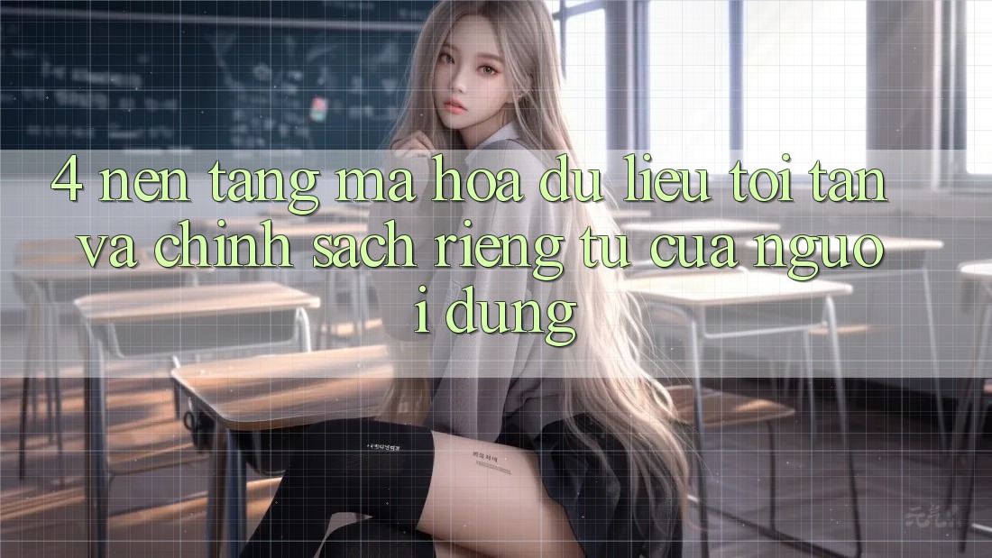 4. Nền tảng Mã hóa dữ liệu Tối Tân Và Chính sách riêng tư Của Người Dùng 4. Nền tảng Mã hóa dữ liệu Tối Tân Và Chính sách riêng tư Của Người Dùng