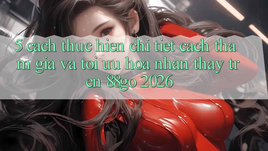 5. Cách thực hiện Chi Tiết Cách Tham Gia Và Tối Ưu Hóa Nhận thấy Trên 88go 2026 5. Cách thực hiện Chi Tiết Cách Tham Gia Và Tối Ưu Hóa Nhận thấy Trên 88go 2026