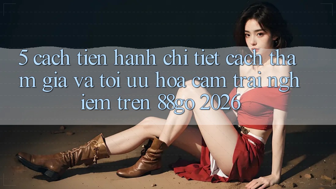 5. Cách tiến hành Chi Tiết Cách Tham Gia Và Tối Ưu Hóa Cảm trải nghiệm Trên 88go 2026 5. Cách tiến hành Chi Tiết Cách Tham Gia Và Tối Ưu Hóa Cảm trải nghiệm Trên 88go 2026