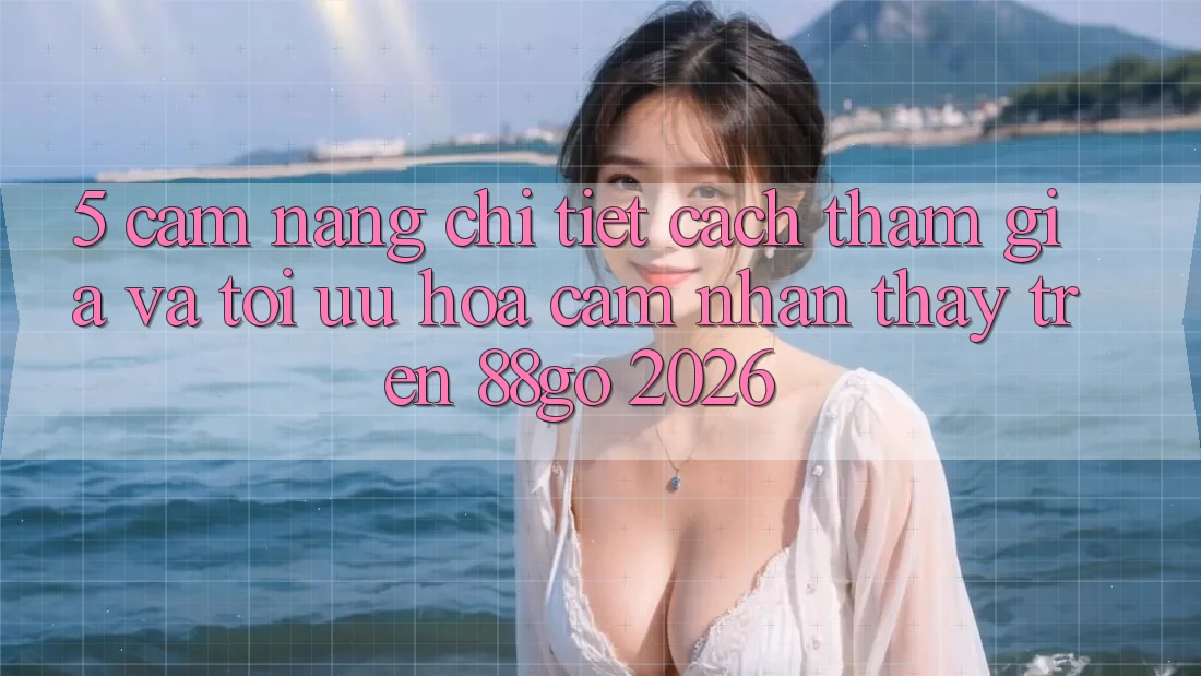 5. Cẩm nang Chi Tiết Cách Tham Gia Và Tối Ưu Hóa Cảm nhận thấy Trên 88go 2026 5. Cẩm nang Chi Tiết Cách Tham Gia Và Tối Ưu Hóa Cảm nhận thấy Trên 88go 2026