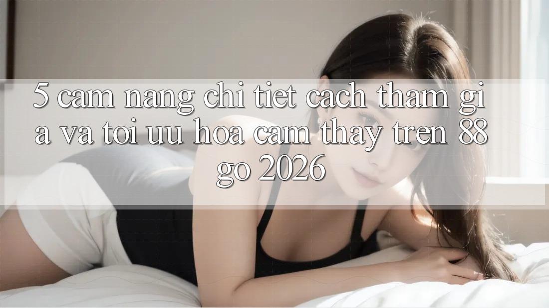 5. Cẩm nang Chi Tiết Cách Tham Gia Và Tối Ưu Hóa Cảm thấy Trên 88go 2026 5. Cẩm nang Chi Tiết Cách Tham Gia Và Tối Ưu Hóa Cảm thấy Trên 88go 2026