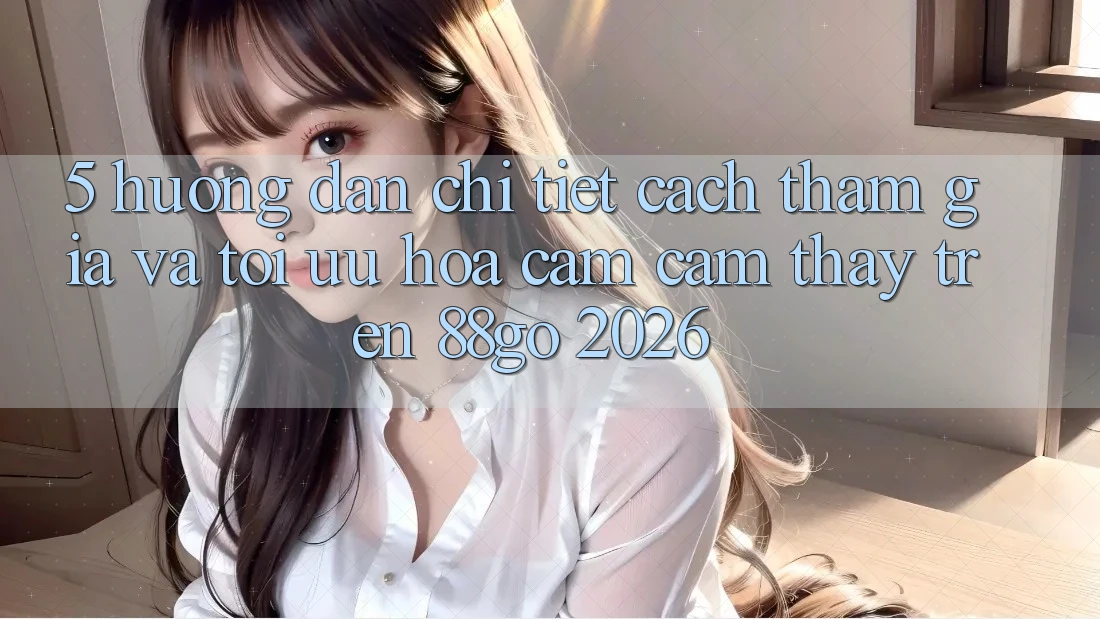 5. Hướng Dẫn Chi Tiết Cách Tham Gia Và Tối Ưu Hóa Cảm cảm thấy Trên 88go 2026 5. Hướng Dẫn Chi Tiết Cách Tham Gia Và Tối Ưu Hóa Cảm cảm thấy Trên 88go 2026