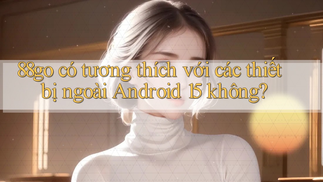 88go có tương thích với các thiết bị ngoài Android 15 không? 88go có tương thích với các thiết bị ngoài Android 15 không?