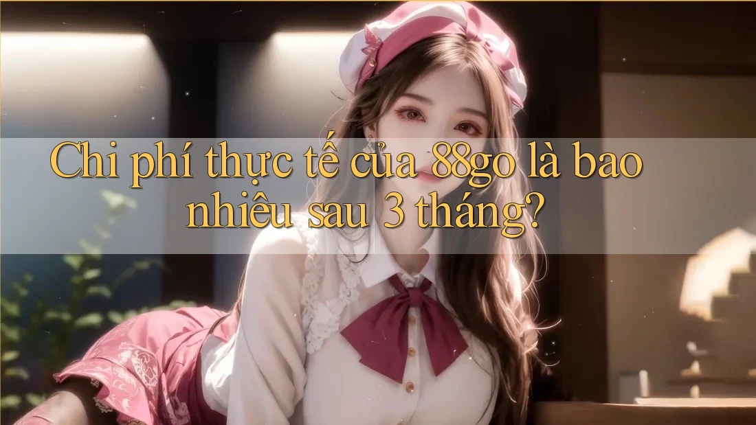 Chi phí thực tế của 88go là bao nhiêu sau 3 tháng?