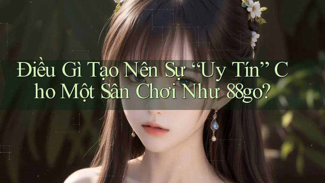 Điều Gì Tạo Nên Sự “Uy Tín” Cho Một Sân Chơi Như 88go? Điều Gì Tạo Nên Sự “Uy Tín” Cho Một Sân Chơi Như 88go?