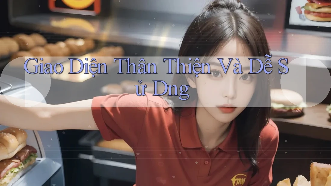 Giao Diện Thân Thiện Và Dễ Sử D�ng