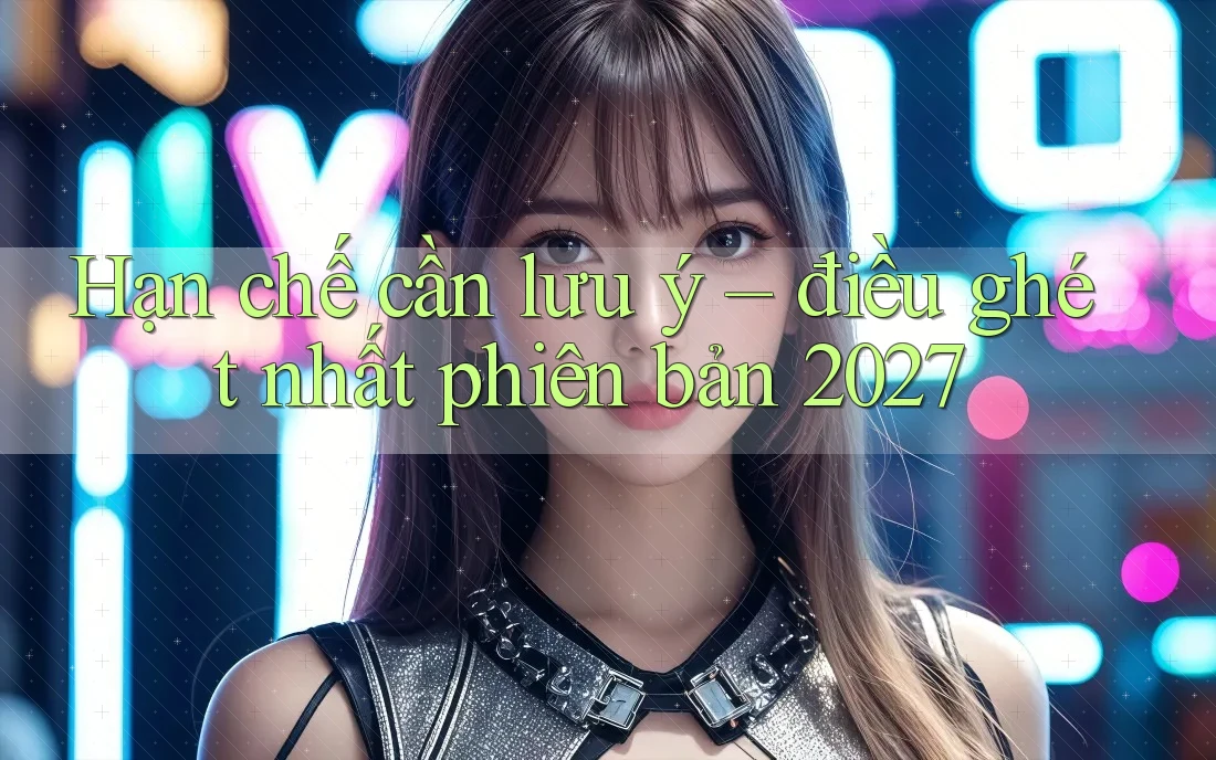 Hạn chế cần lưu ý – điều ghét nhất phiên bản 2027 Hạn chế cần lưu ý – điều ghét nhất phiên bản 2027