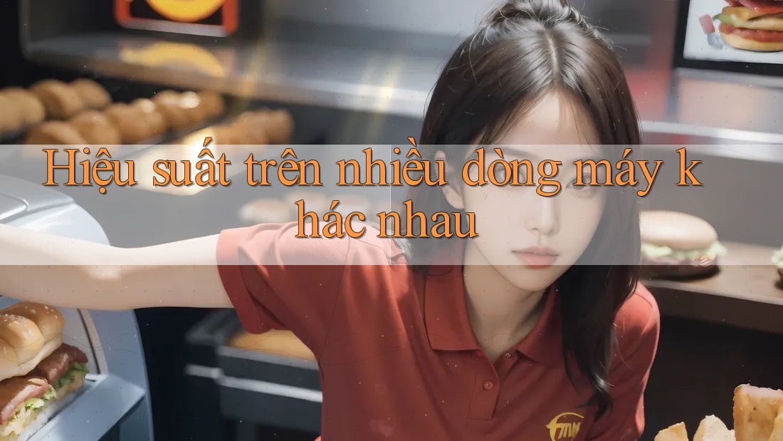 Hiệu suất trên nhiều dòng máy khác nhau Hiệu suất trên nhiều dòng máy khác nhau