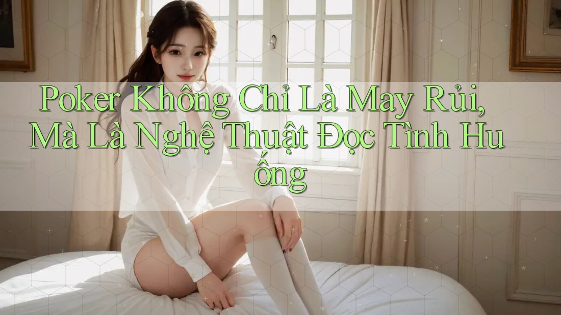 Poker Không Chỉ Là May Rủi, Mà Là Nghệ Thuật Đọc Tình Huống Poker Không Chỉ Là May Rủi, Mà Là Nghệ Thuật Đọc Tình Huống