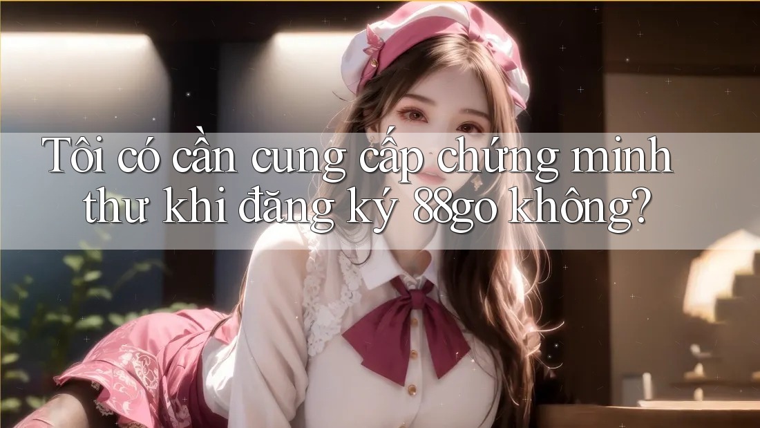 Tôi có cần cung cấp chứng minh thư khi đăng ký 88go không?