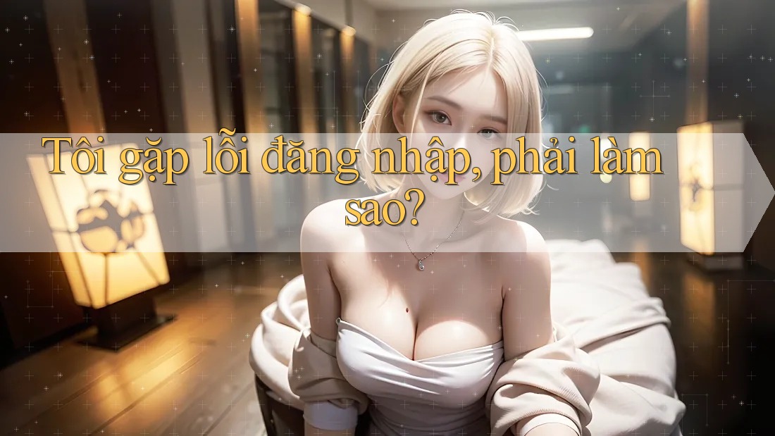 Tôi gặp lỗi đăng nhập, phải làm sao?