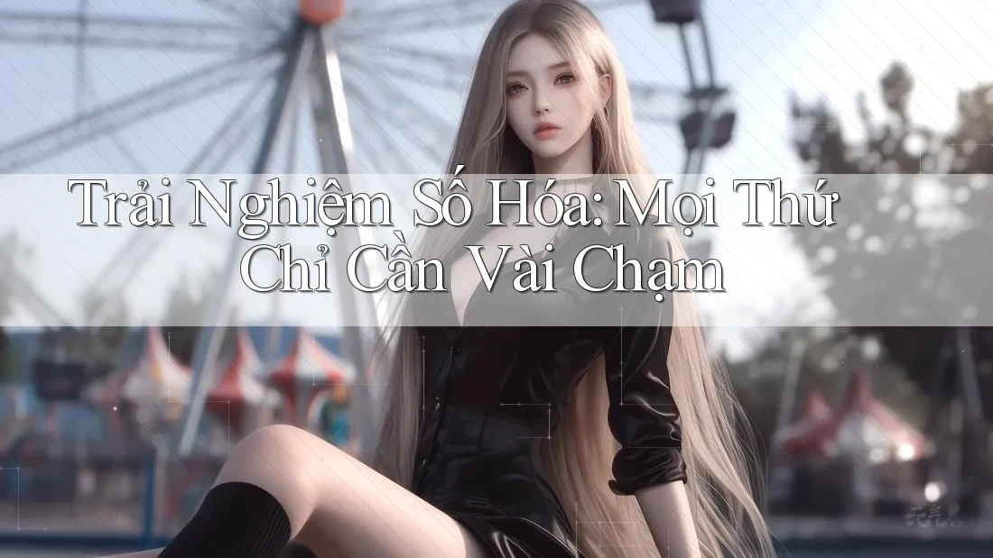 Trải Nghiệm Số Hóa: Mọi Thứ Chỉ Cần Vài Chạm Trải Nghiệm Số Hóa: Mọi Thứ Chỉ Cần Vài Chạm