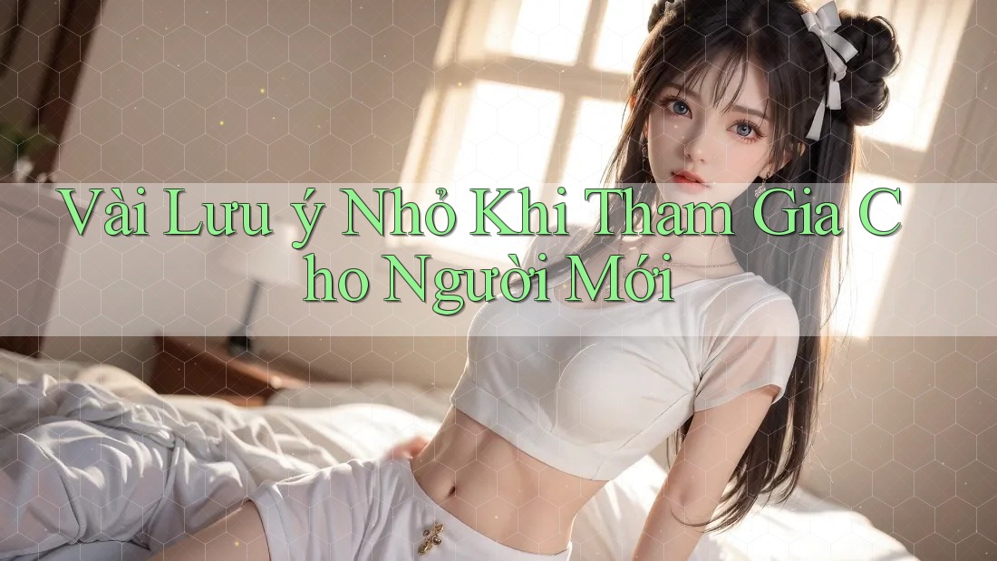 Vài Lưu ý Nhỏ Khi Tham Gia Cho Người Mới Vài Lưu ý Nhỏ Khi Tham Gia Cho Người Mới